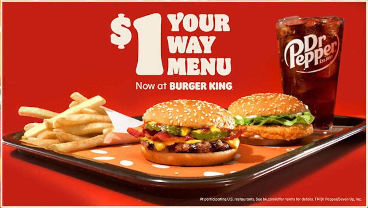 Descubre los nombres de las hamburguesas de 1€ de Burger King: ¡No te lo puedes perder!