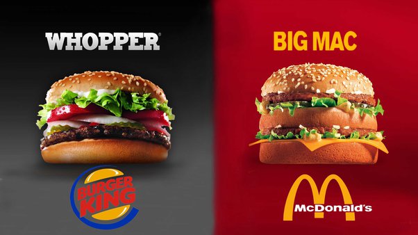 Que hamburguesas son mejor Mcdonalds o Burger King
