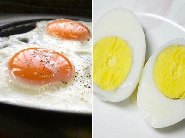 Que es mejor comer un huevo frito o hervido