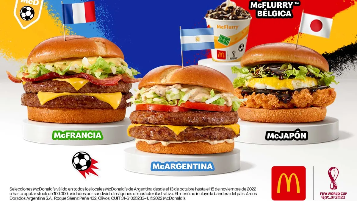Que tiene la hamburguesa de Francia de Mcdonalds